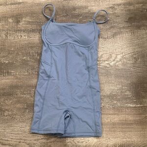 Gilly Hick's‎ Small Blue Spaghetti Strap Bodysuit